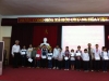 NGND Nguyễn Kim Hoãn-Chủ tịch HKHHN cùng lãnh đạo Quận Cầu Giấy trong buổi lễ tuyên dương