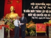 Ngài Đại sứ Cộng hoà Italia tại Việt Nam trao tặng tượng trưng 500 cuốn sách cho Hội Khuyến học Hà Nội