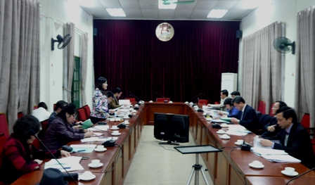 Toàn cảnh buổi làm việc của Hội khuyến học Hà Nội với Sở GD&ĐT Hà Nội