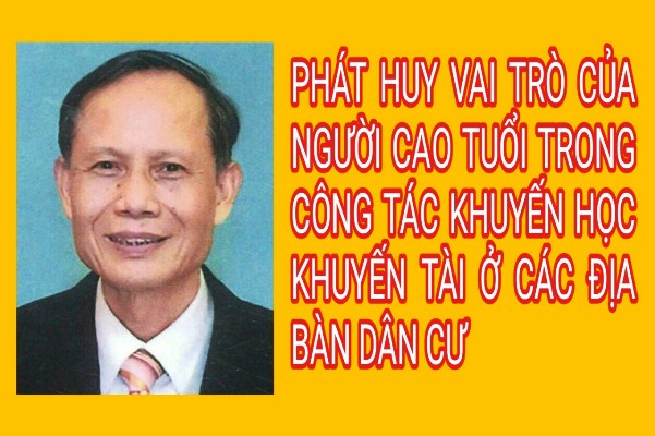 Ông Đinh Văn Lành - Ủy viên BCH Hội khuyến học quận Hai Bà Trưng