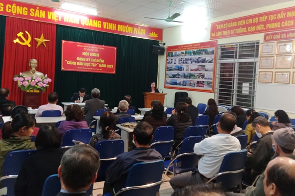 Hội khuyến học phường Khương Trung, quận Thanh Xuân triển khai xây dựng mô hình "Công dân học tập"