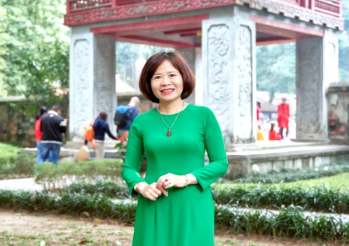 Cô Nguyễn Thị Thanh Hường - tổ trưởng tổ Ngữ Văn trường THCS An Dương