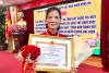 Bà Phạm Thị Thanh Sơn được Chủ tịch Ủy ban nhân dân hành phố Hà Nội tặng danh hiệu “Người tốt - Việc tốt” năm 2021.