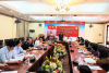 Bà Hà Thị Lê Nhung - Chủ tịch Hội khuyến học quận Đống Đa chủ trì Hội nghị Triển khai thực hiện các Kế hoạch mới của Hội Khuyến học Hà Nội.